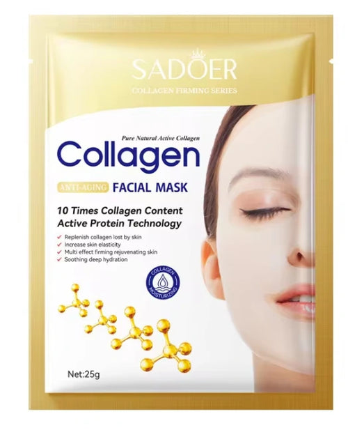 Máscara Facial Con Colágeno