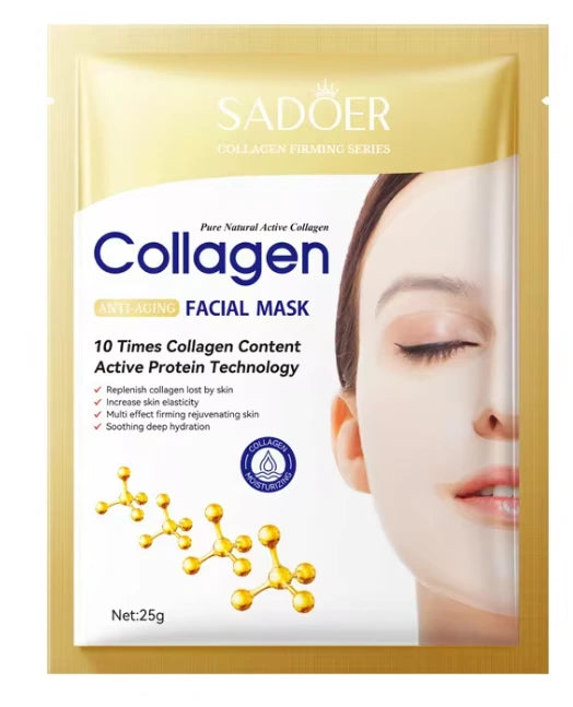 Máscara Facial Con Colágeno
